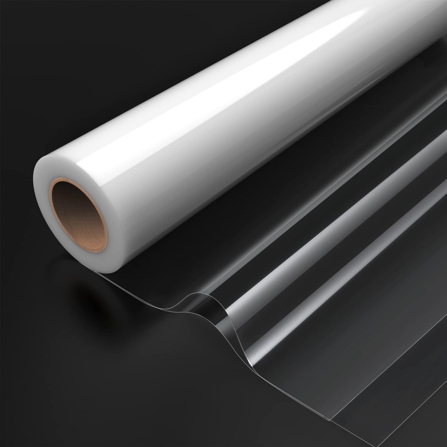 Nabance Clear Cellophane Wrap for Hampers (80cm x 30m, folded in half)