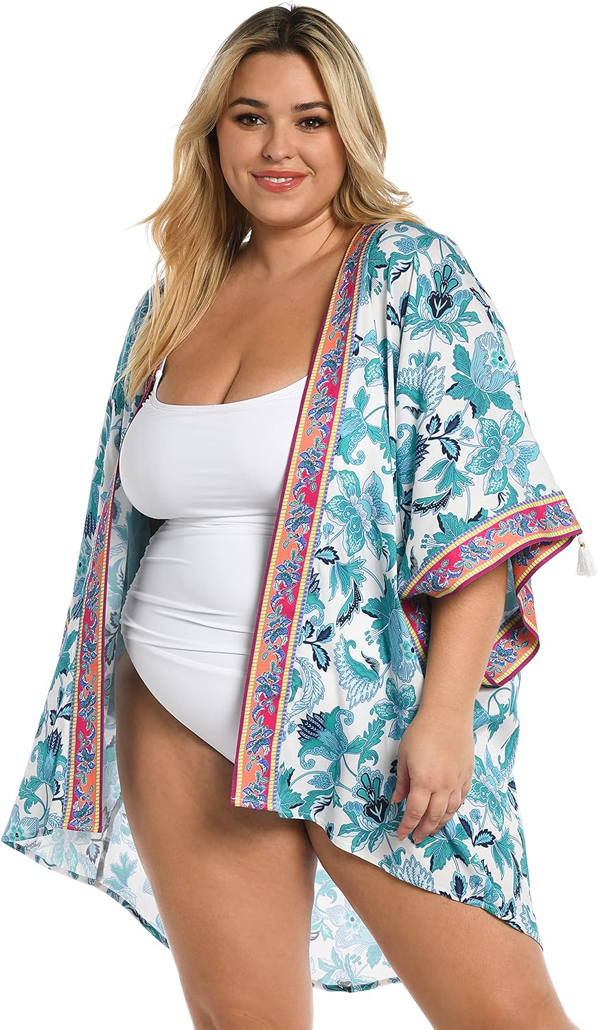 Thumbnail 5 de La Blanca Women's Kimono Swimsuit Cover Up