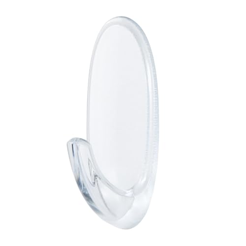 Thumbnail 14 de Command Medium Hooks, Clear: 7 Hooks and 10 Adhesive Strips for Damage-Free Organisation