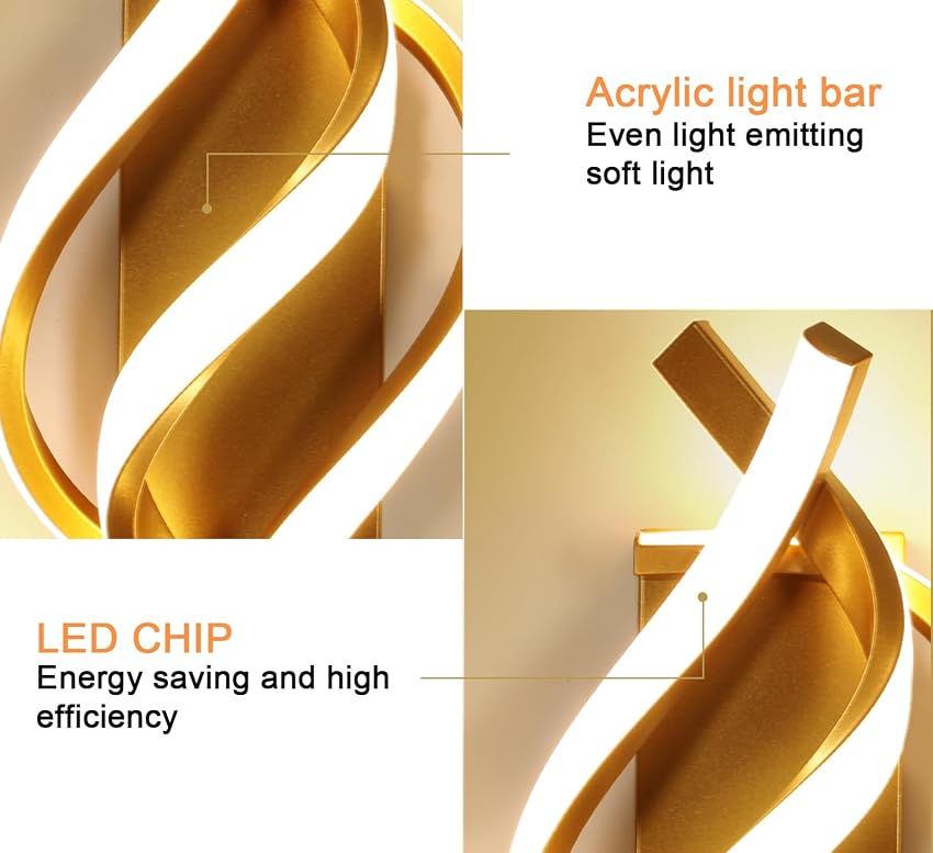 Detalle 2 de Comely Aplique Pared LED 22W, 2.500 lm