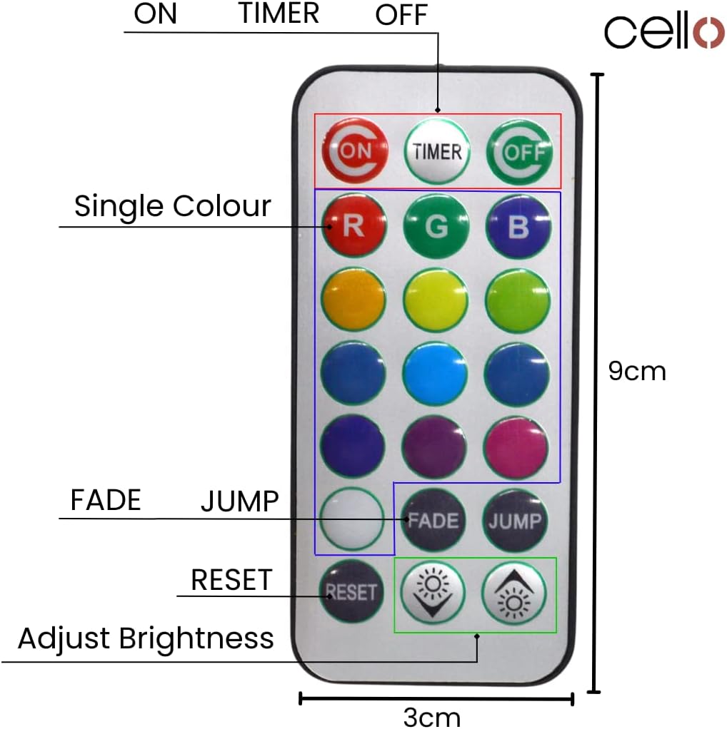 Thumbnail 1 de Cello Submersible LED Tea Lights Set of 3 with Colour Change Remote (Waterproof)