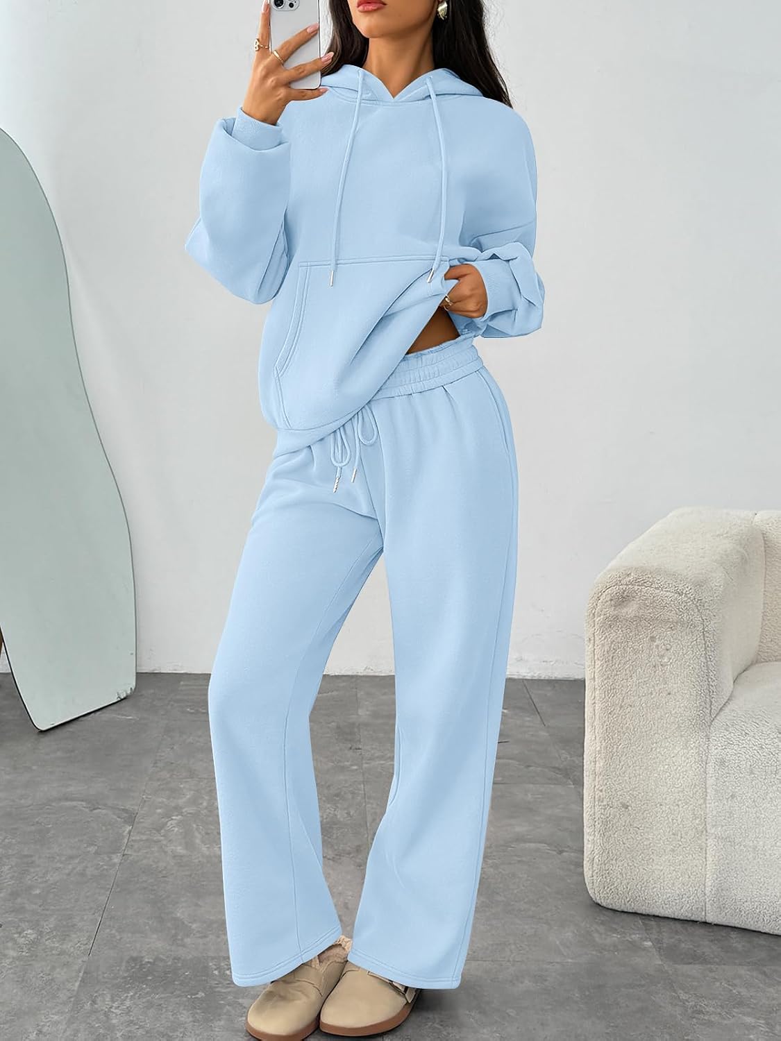 Thumbnail 2 de Trendy Queen 2-Piece Oversized Sweatshirt Set