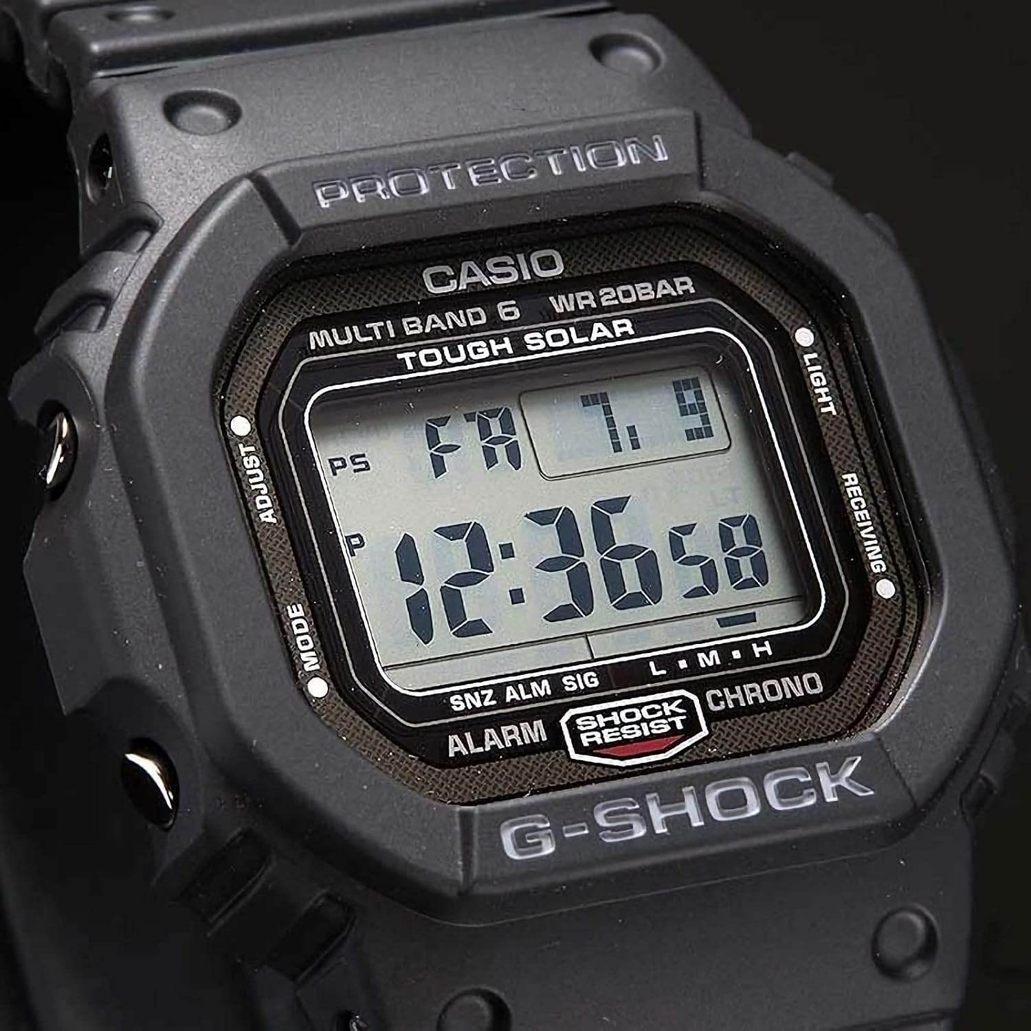 Detalle 2 de Casio GW-5000U-1ER reloj digital 20 bars