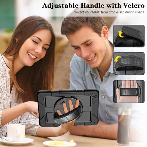 Detalle de SINSO Galaxy Tab A9 Plus Case 11 Inch 2023 (SM-X210/X216/X218N) – Shockproof with 360° Stand