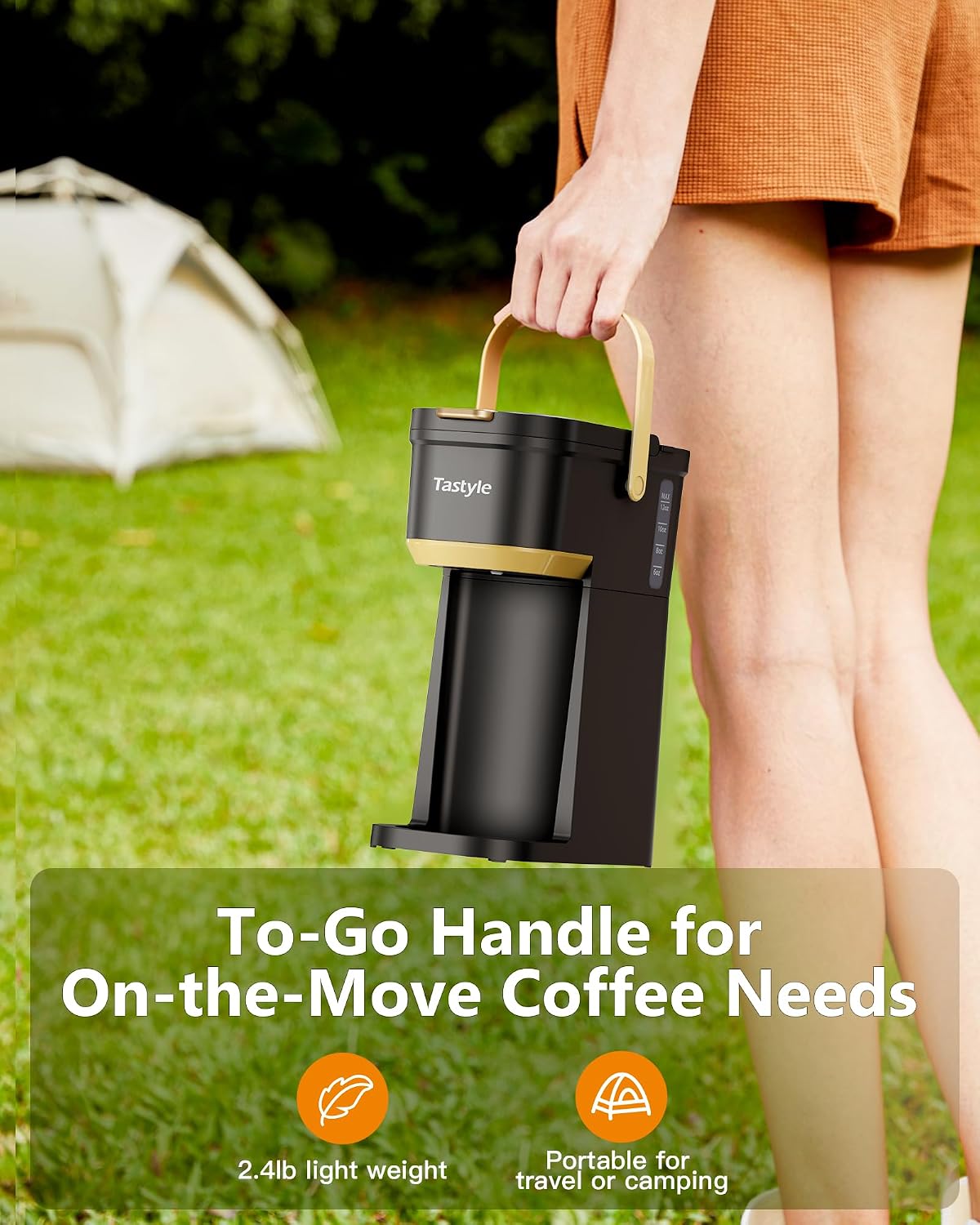 Thumbnail 4 de Tastyle Single Serve One Cup Coffee Maker 12 oz