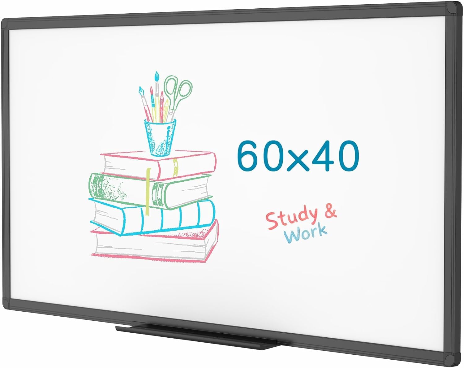 Thumbnail 6 de VIZ-PRO Magnetic Dry Erase Whiteboard, 36 x 24 Inches, Black Aluminum Frame