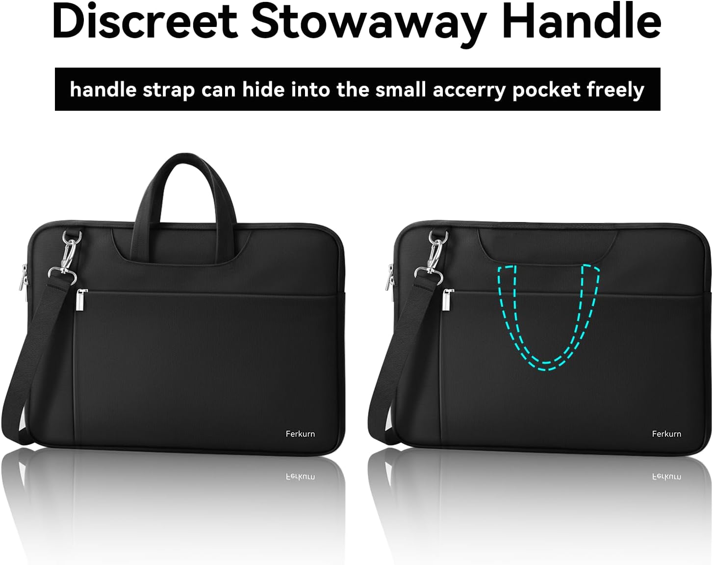 Thumbnail 3 de Ferkurn Laptop Bag 17.3 inch slim briefcase 💼