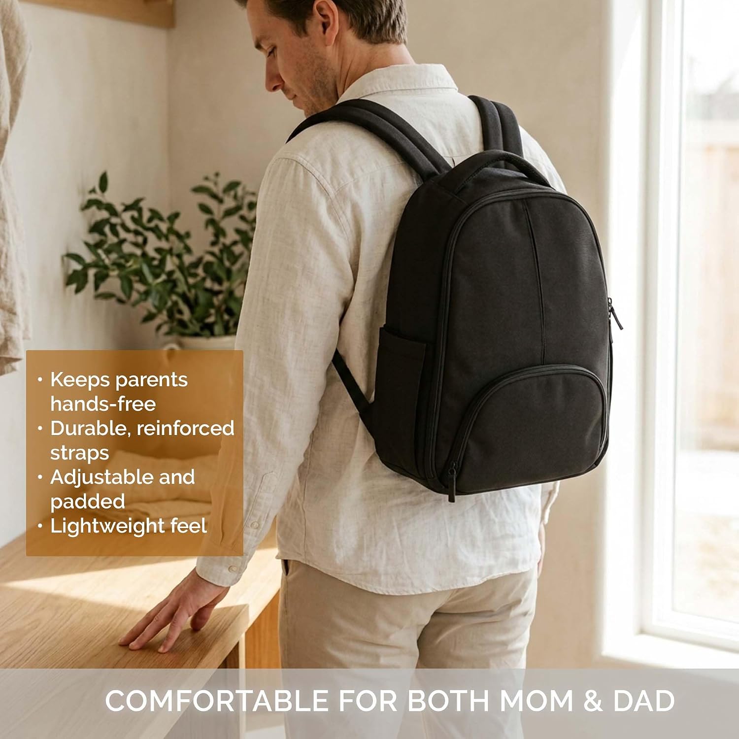 Thumbnail 6 de Drift Lite Neoprene Diaper Bag Backpack with 10 Pockets and Luggage Strap