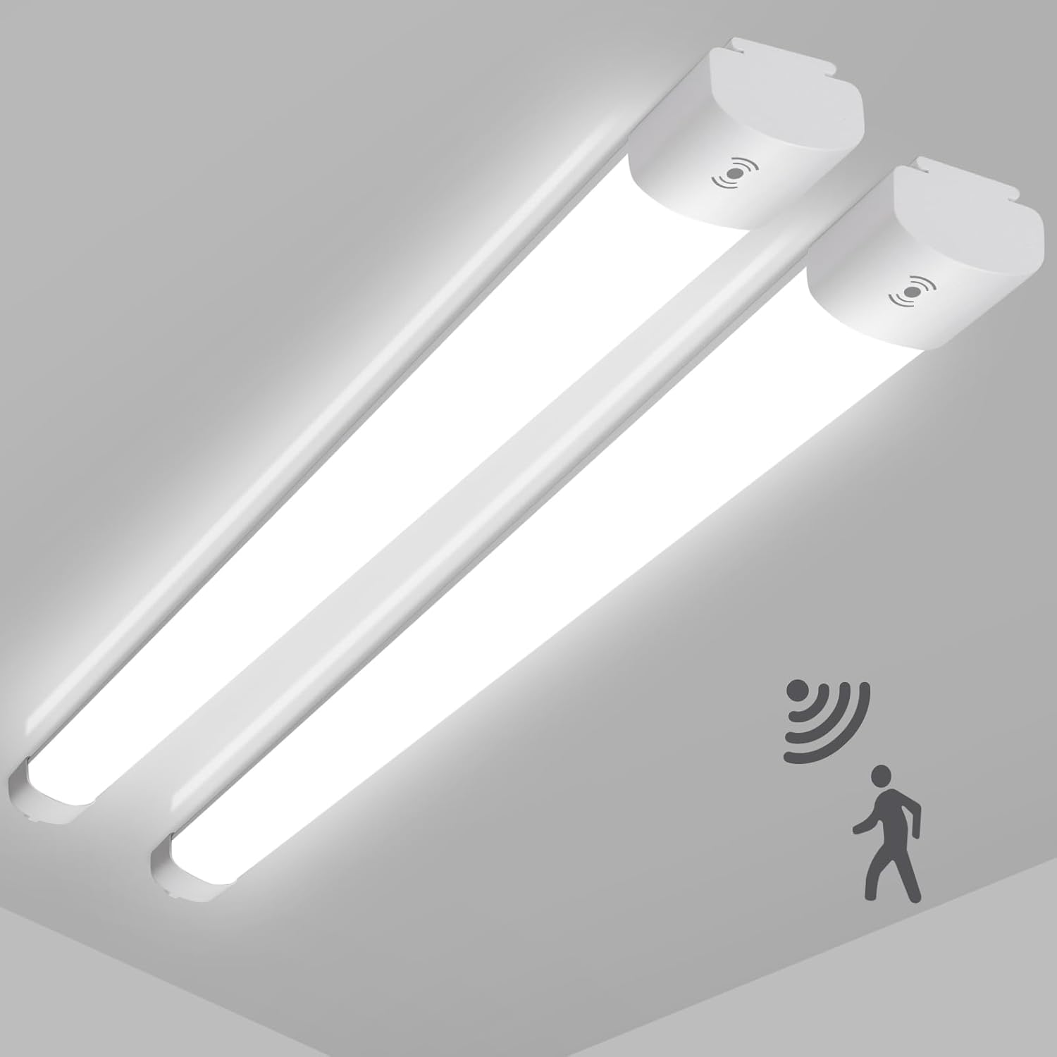 Detalle de LEOEU Feuchtraumleuchte 20 W mit Sensor
