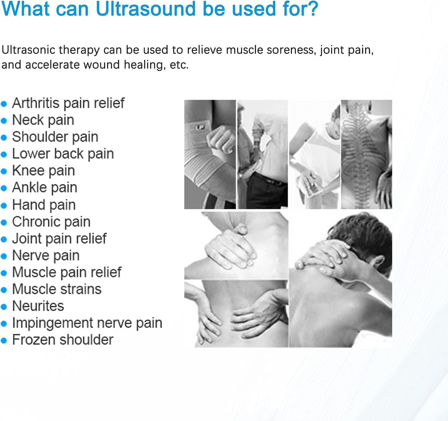 Detalle de Macchina per Terapia ad Ultrasuoni: massaggio mirato per dolore muscolare e articolare
