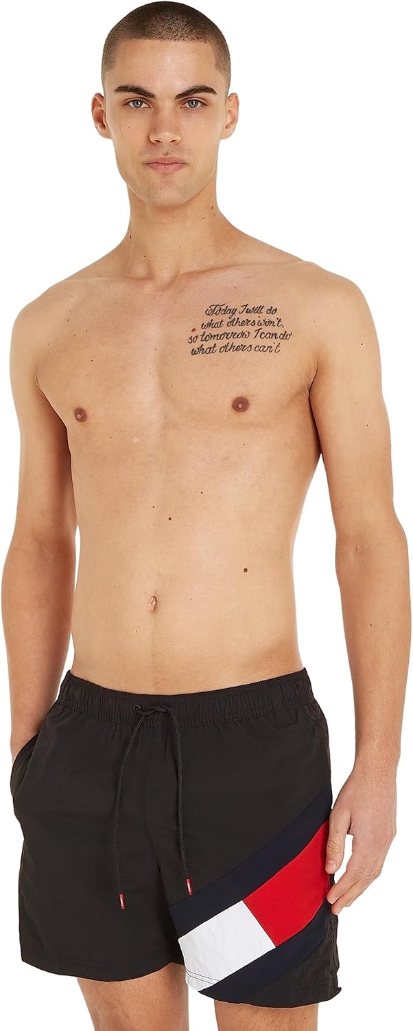 Thumbnail 6 de Tommy Hilfiger Herren Badeshorts SF Medium Drawstring – mittellang mit Tunnelzug