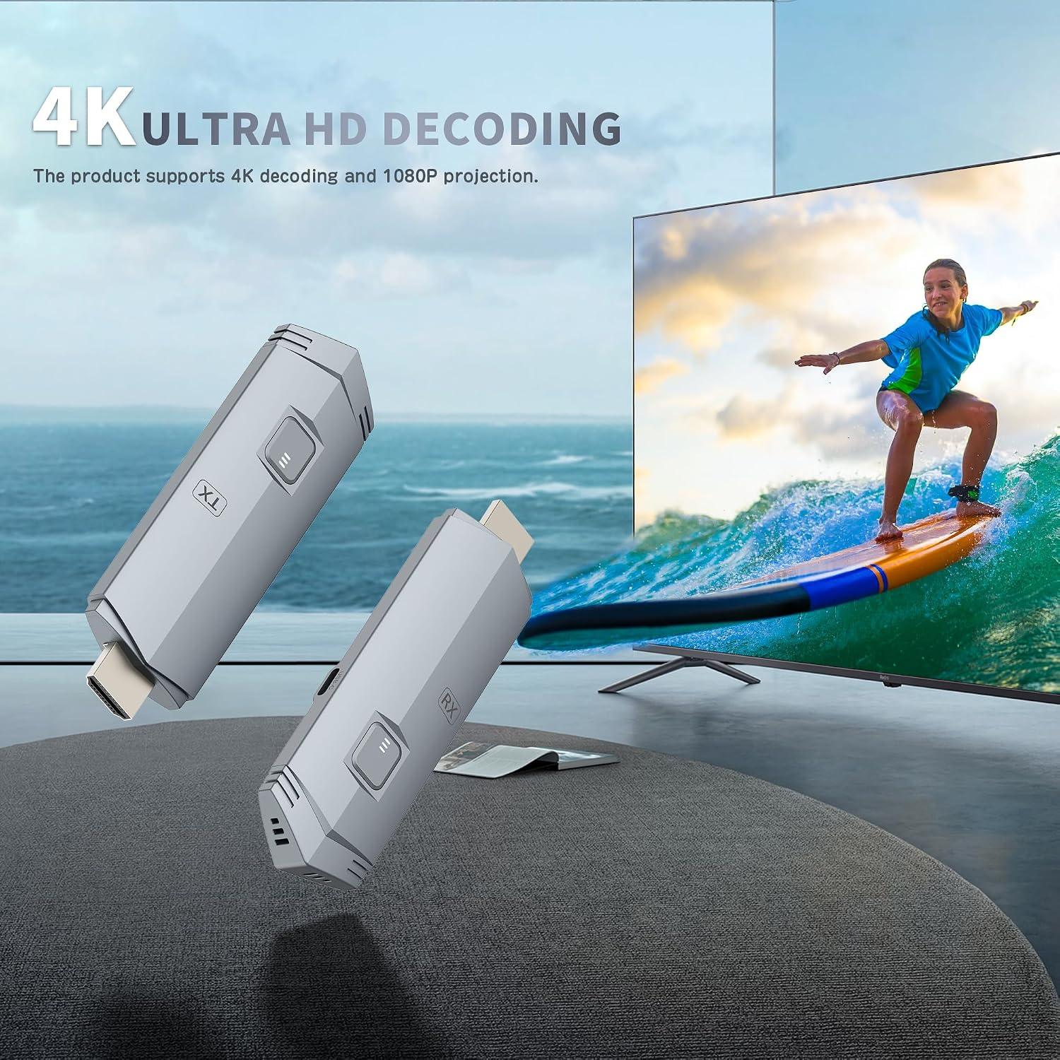 Thumbnail 5 de Wireless HDMI Transmitter and Receiver 4K Plug & Play