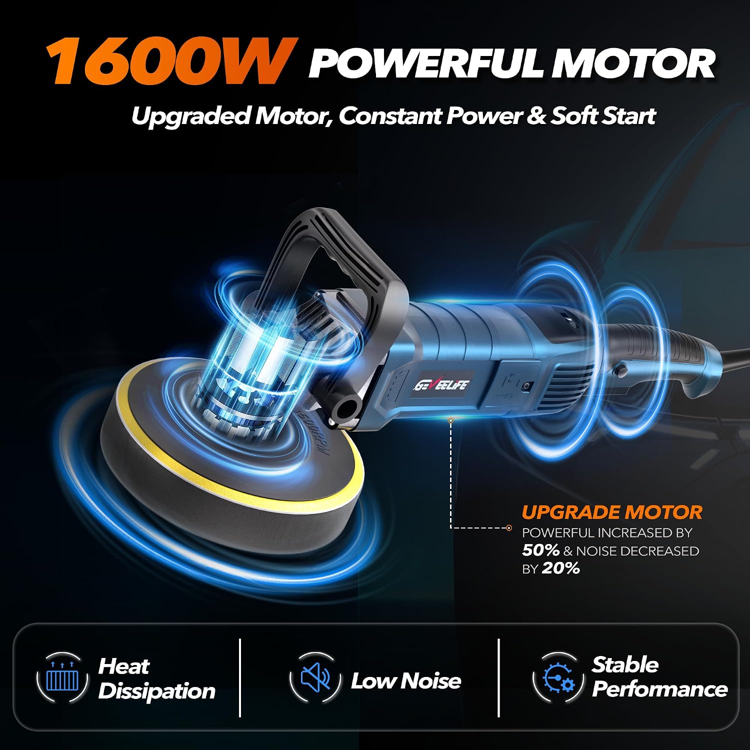 Thumbnail 1 de GEVEELIFE Buffer Polisher 1600W