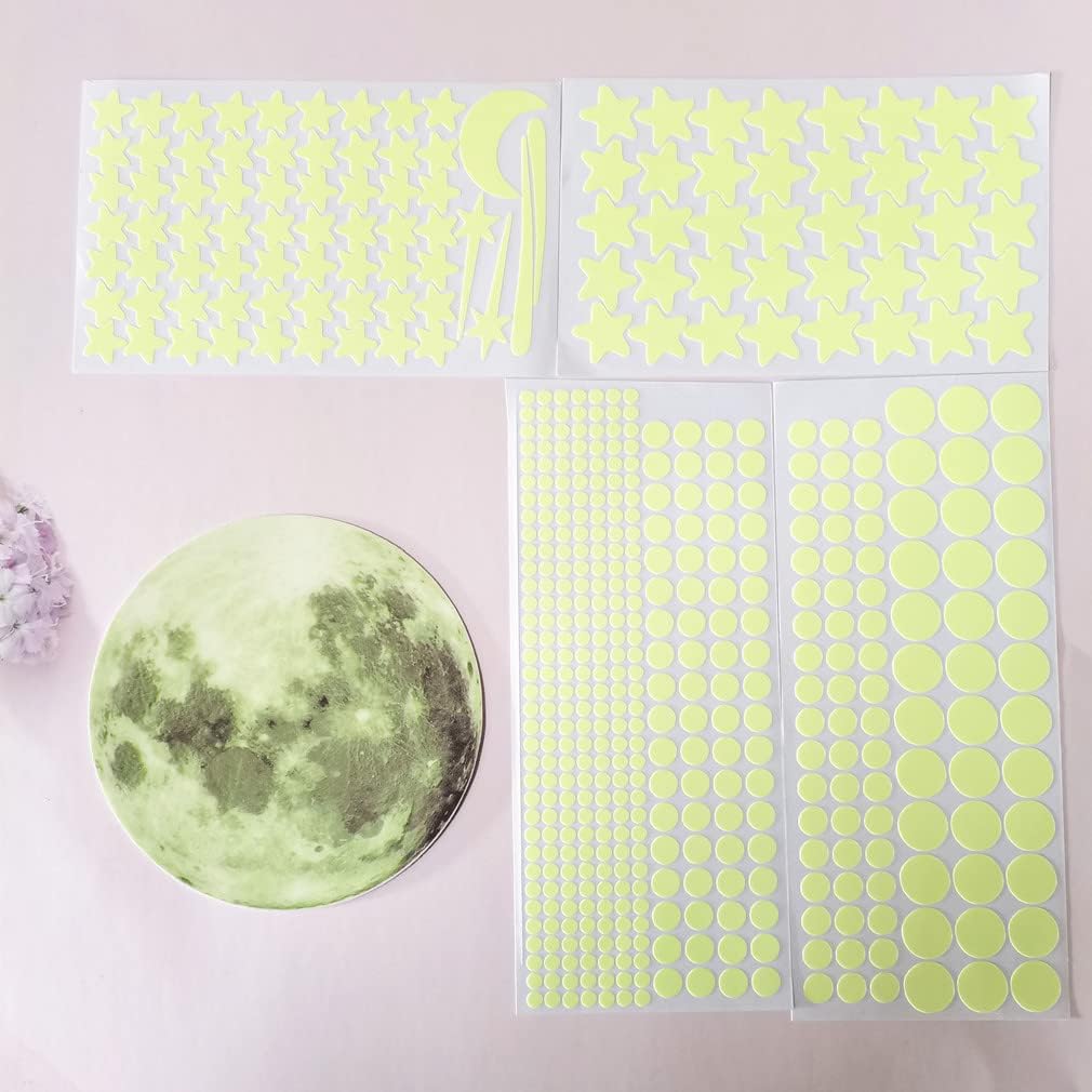 Thumbnail 6 de Morices 516 Pcs Glow in The Dark Wall Stickers: Starry Ceiling & Wall Décor Set