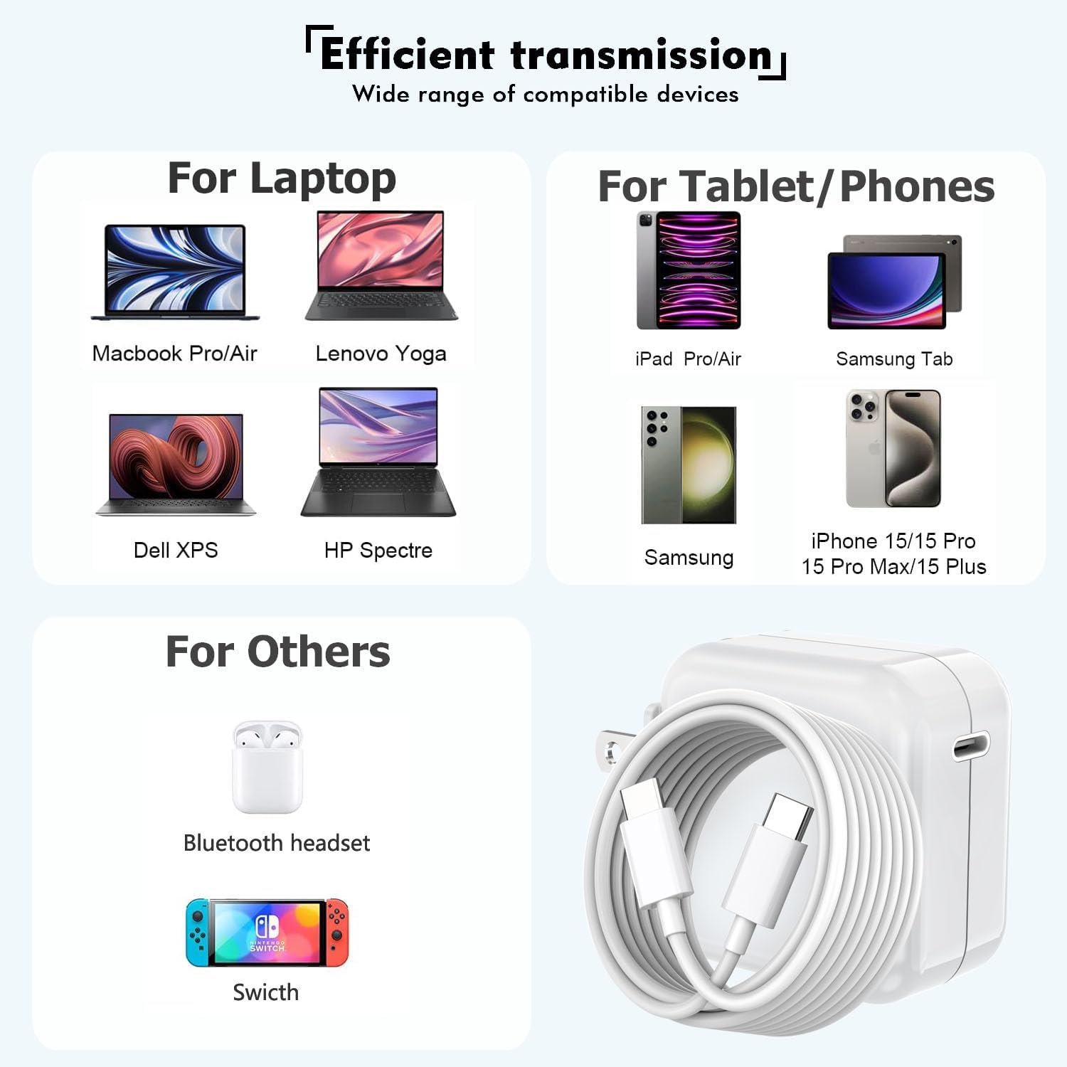 Thumbnail 6 de USB-C Laptop Charger with 10-Foot Cable