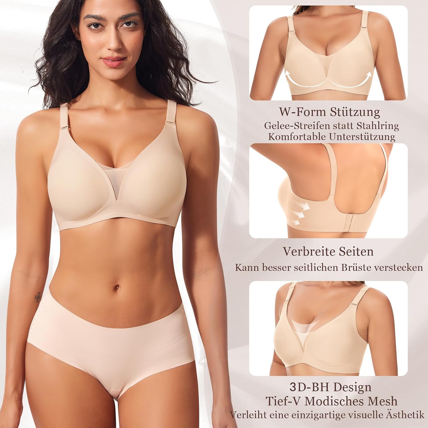 Thumbnail 3 de Ganado Mesh BH Damen Nahtloser Bralette
