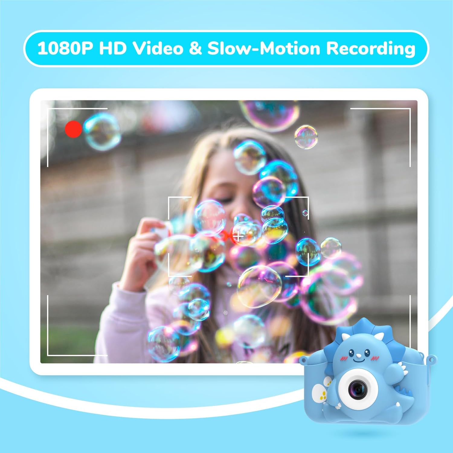 Thumbnail 1 de HiMont Digitalkamera Kinder mit 32GB Karte & 2,0" Display 1080P