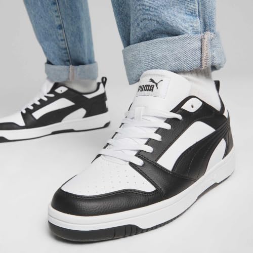 Thumbnail 8 de PUMA Rebound V6 Low - Sneaker unisex, White/Black, 42.5 EU