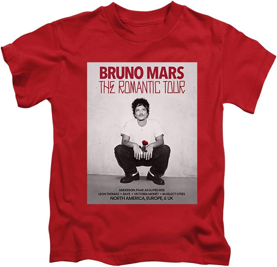 Thumbnail 6 de Red Text Bruno pop Mars The Romantic Novelty Meme Iconic Trending Trend Tee