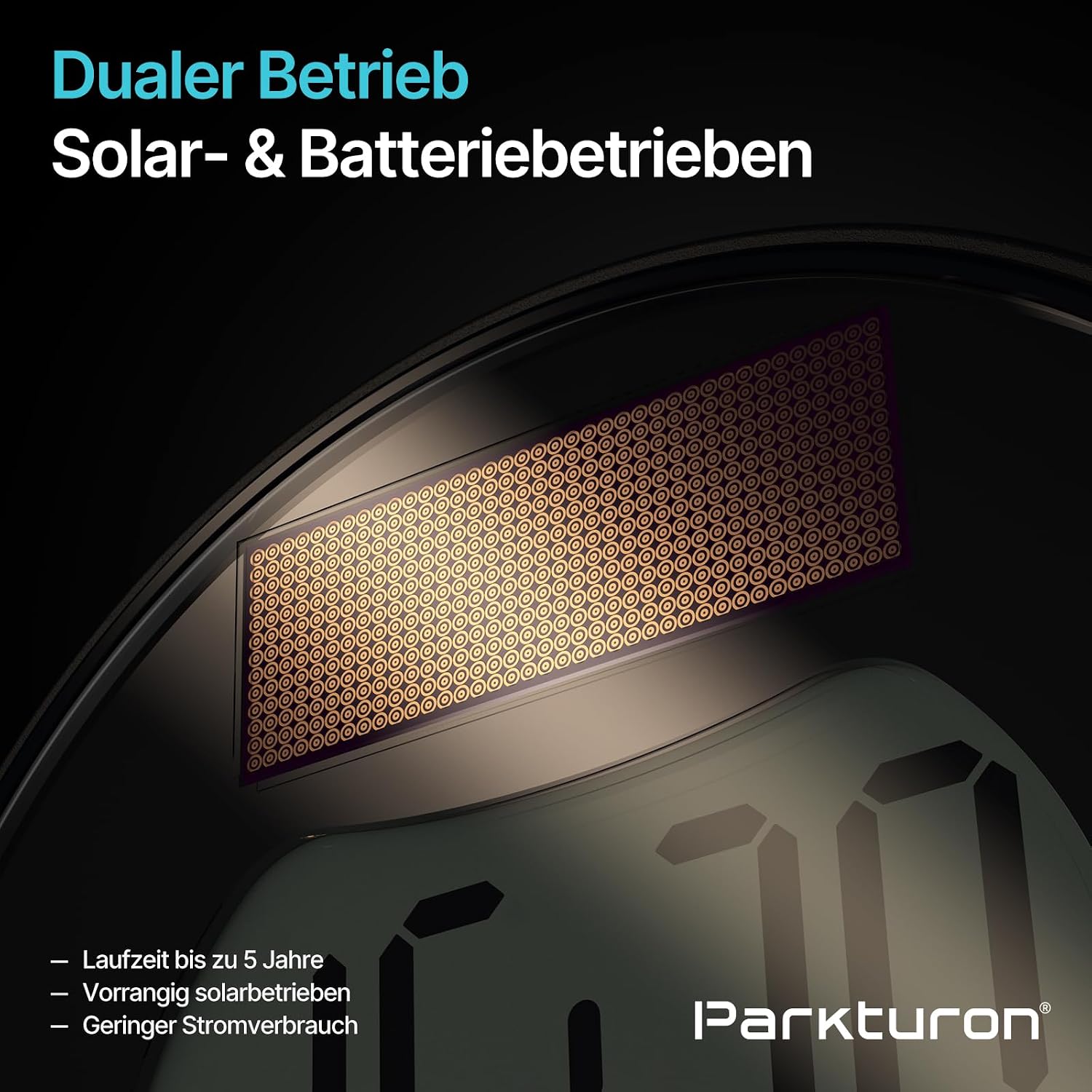 Thumbnail 4 de Parkturon PT02 Elektronische Parkscheibe – Solarbetrieben, ECE-zertifiziert, Doppelanzeige