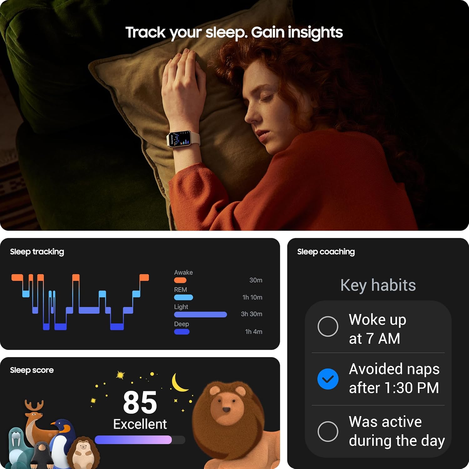 Thumbnail 5 de Samsung Galaxy Fit3: Smartwatch & Fitness Tracker with 1.6" AMOLED Display