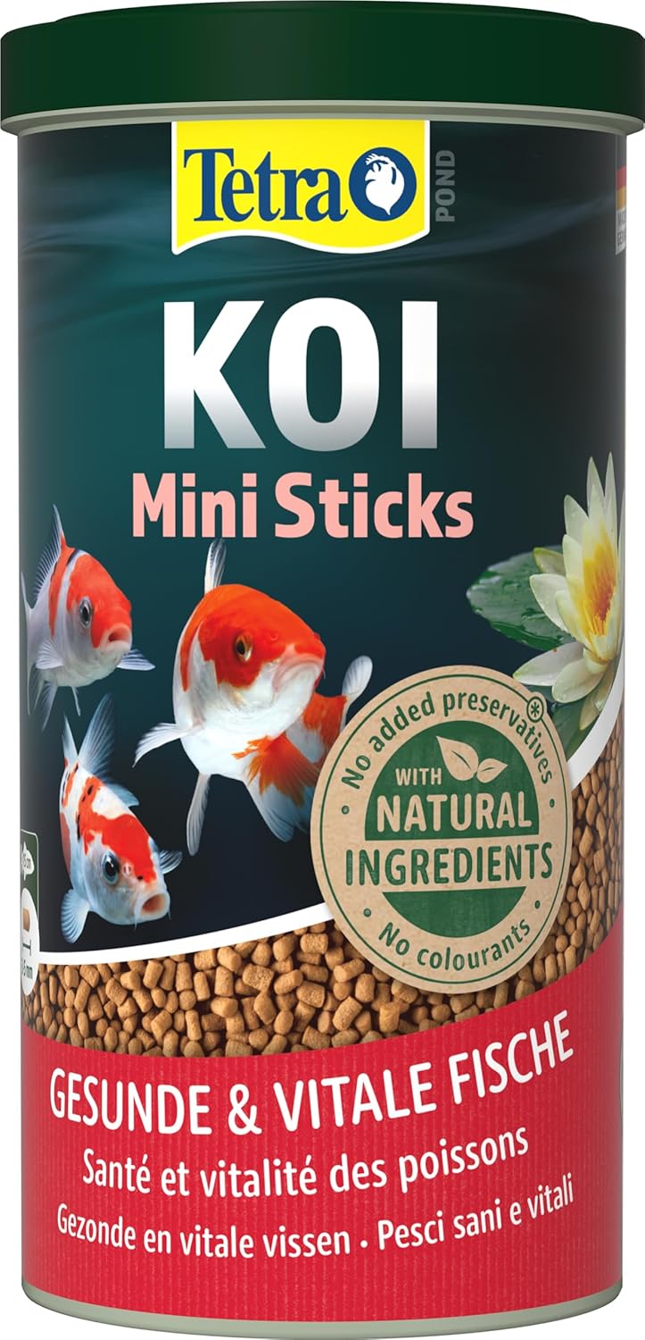 Tetra Tetrapond Koi Sticks Junior, 1000 ml: nutrimento completo per carpe koi
