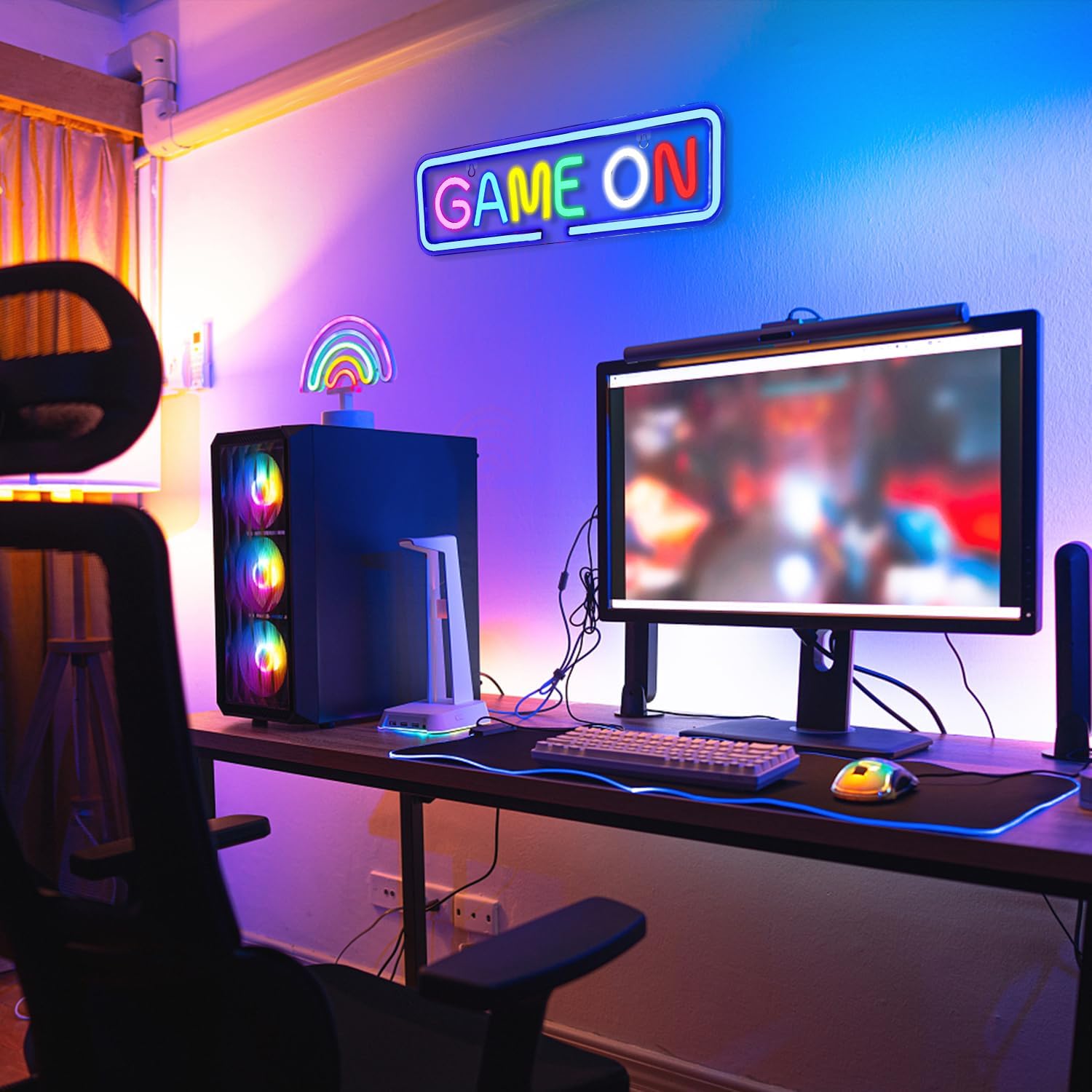 Thumbnail 5 de Letrero de Neón de Juego LED con USB para Sala de Juegos