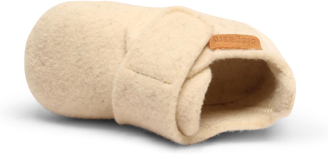Thumbnail 2 de Bisgaard Baby Wool Hausschuhe mit Klettverschluss – warme Woll-Niedrige Schlappen für Kinder