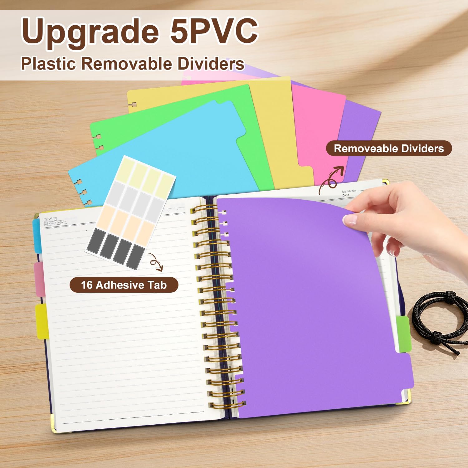 Detalle de FlyMeaning Spiral Notebook, 320 Pages