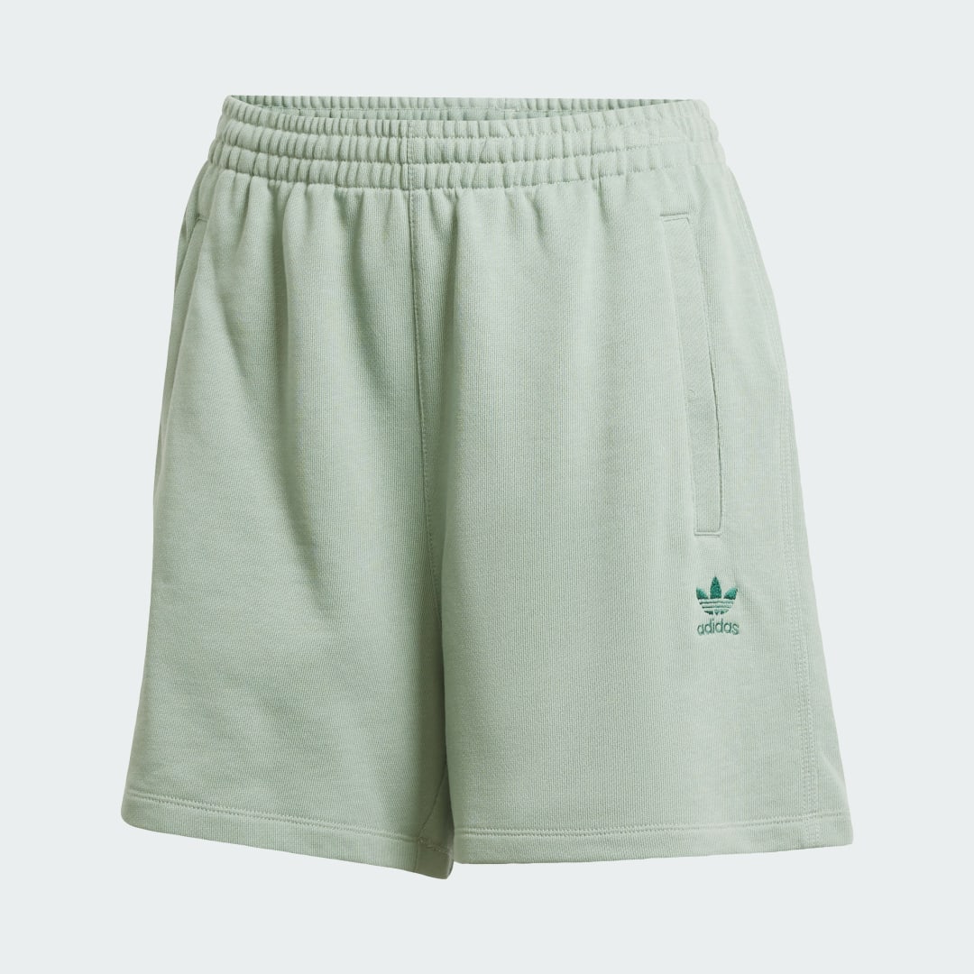 Detalle 2 de Pantalón corto Essentials French Terry de Adidas – color Verde