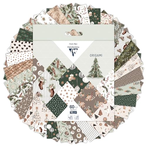 Thumbnail 1 de Clairefontaine 95638C Papel origami 15x15 cm — 60 hojas 🎨