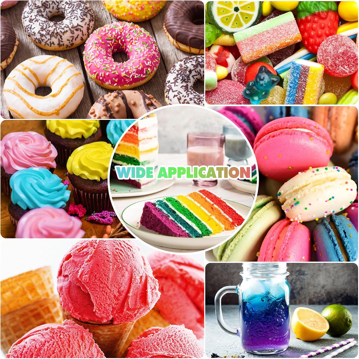 Thumbnail 6 de DecorRom Blue Gel Food Colouring, Concentrated 4.5 oz Colour for Baking