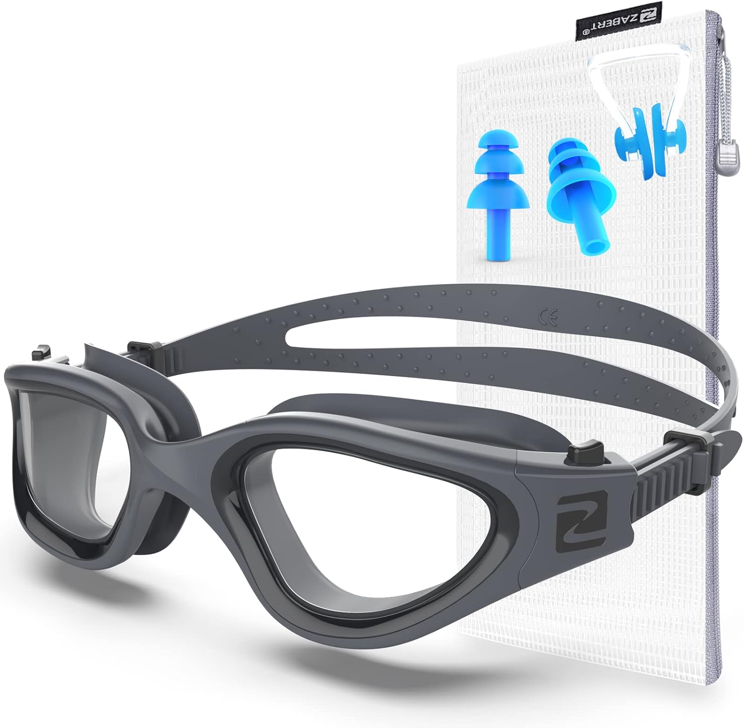 Detalle de ZABERT W1 Erwachsenen-Schwimmbrille – Antibeschlag, UV-Schutz, Unisex