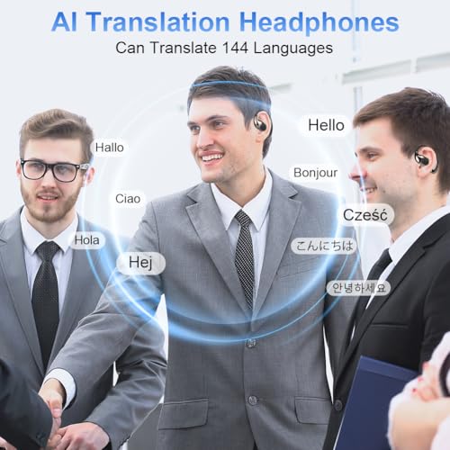 Detalle de AOOSU Auriculares Traductor 144 idiomas