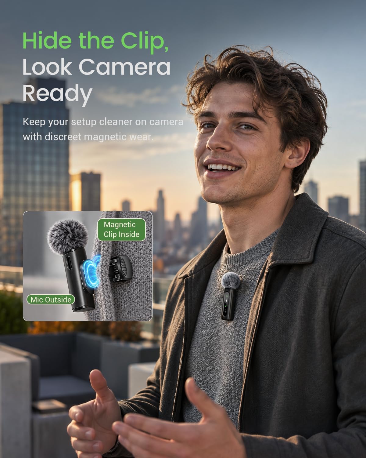 Thumbnail 4 de Unknown USB C Lavalier Microphone Wireless Mini Mic for Vlogging 🎤