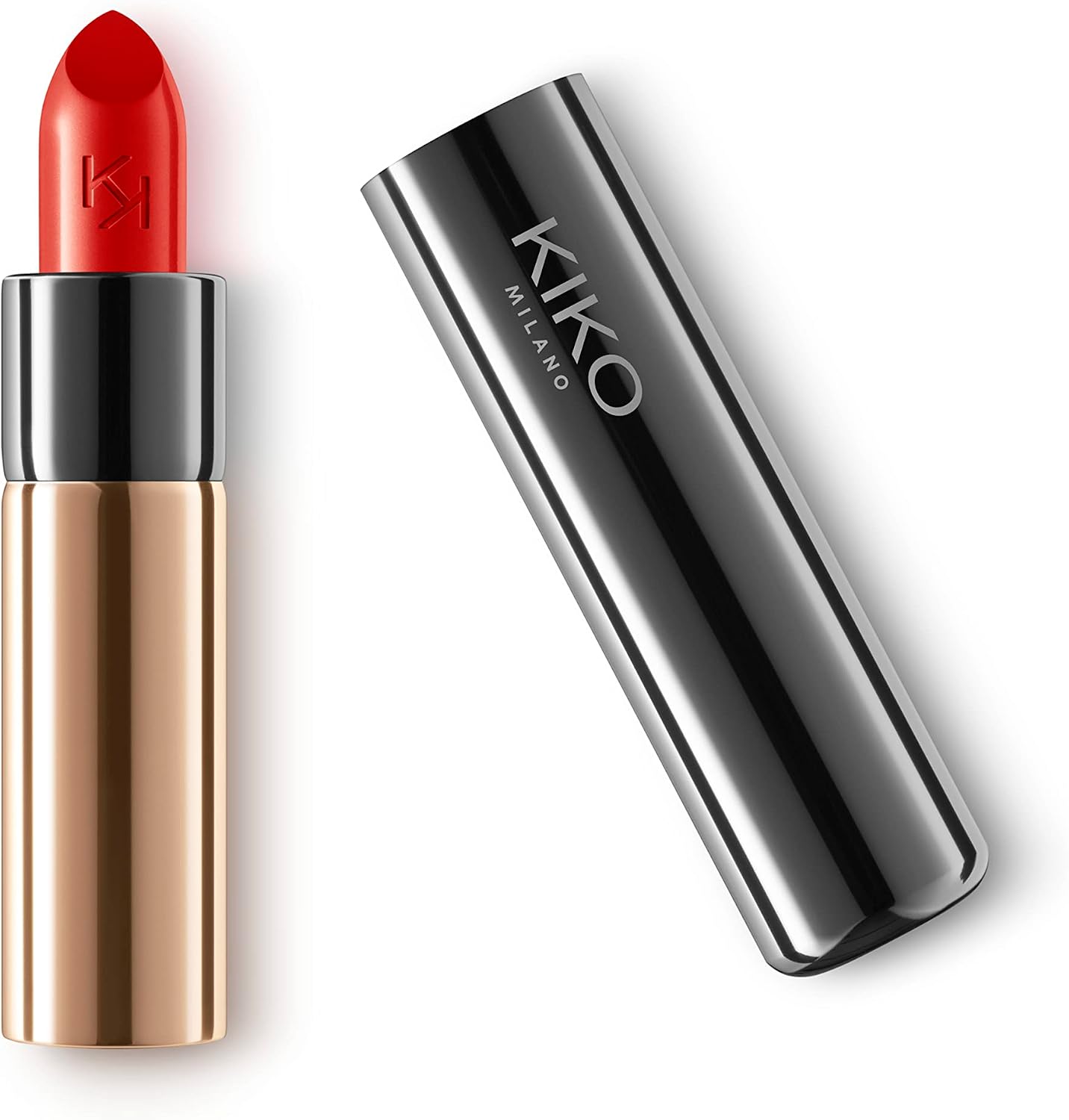 Detalle 2 de KIKO Milano Gossamer Emotion Creamy Lipstick 139 Burnt Orange – krämigt läppstift med glansig finish