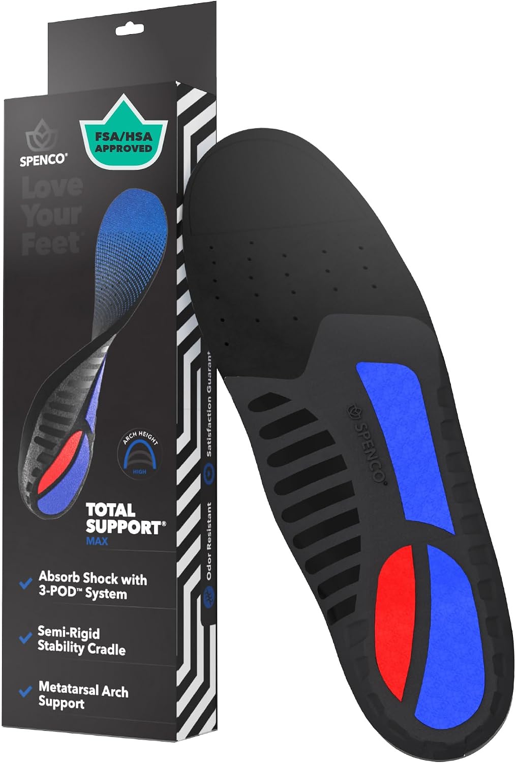 Spenco Total Support Max Insoles Women's 11-12.5