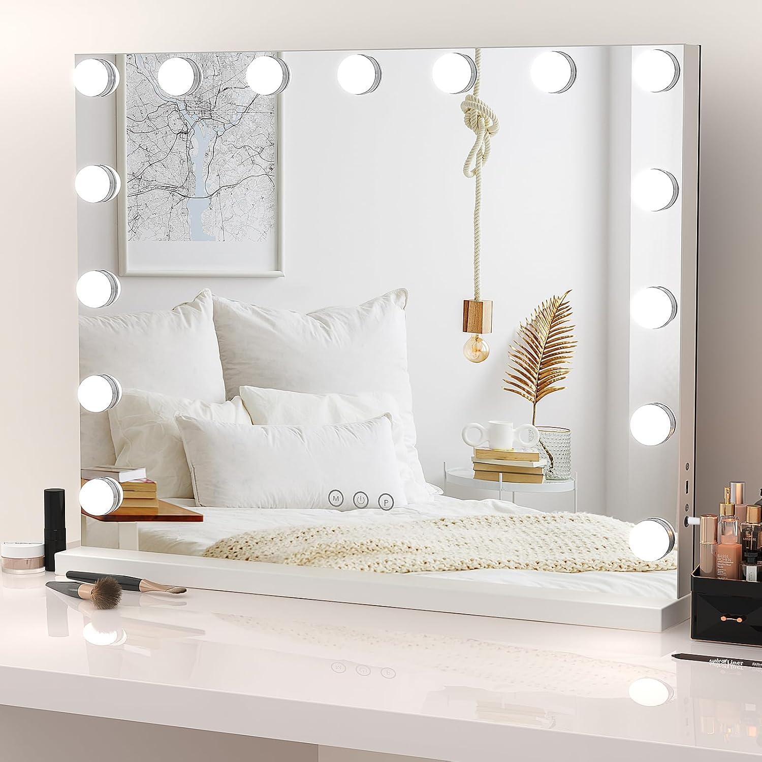 Detalle de Dripex Hollywood Vanity Mirror 58×45cm