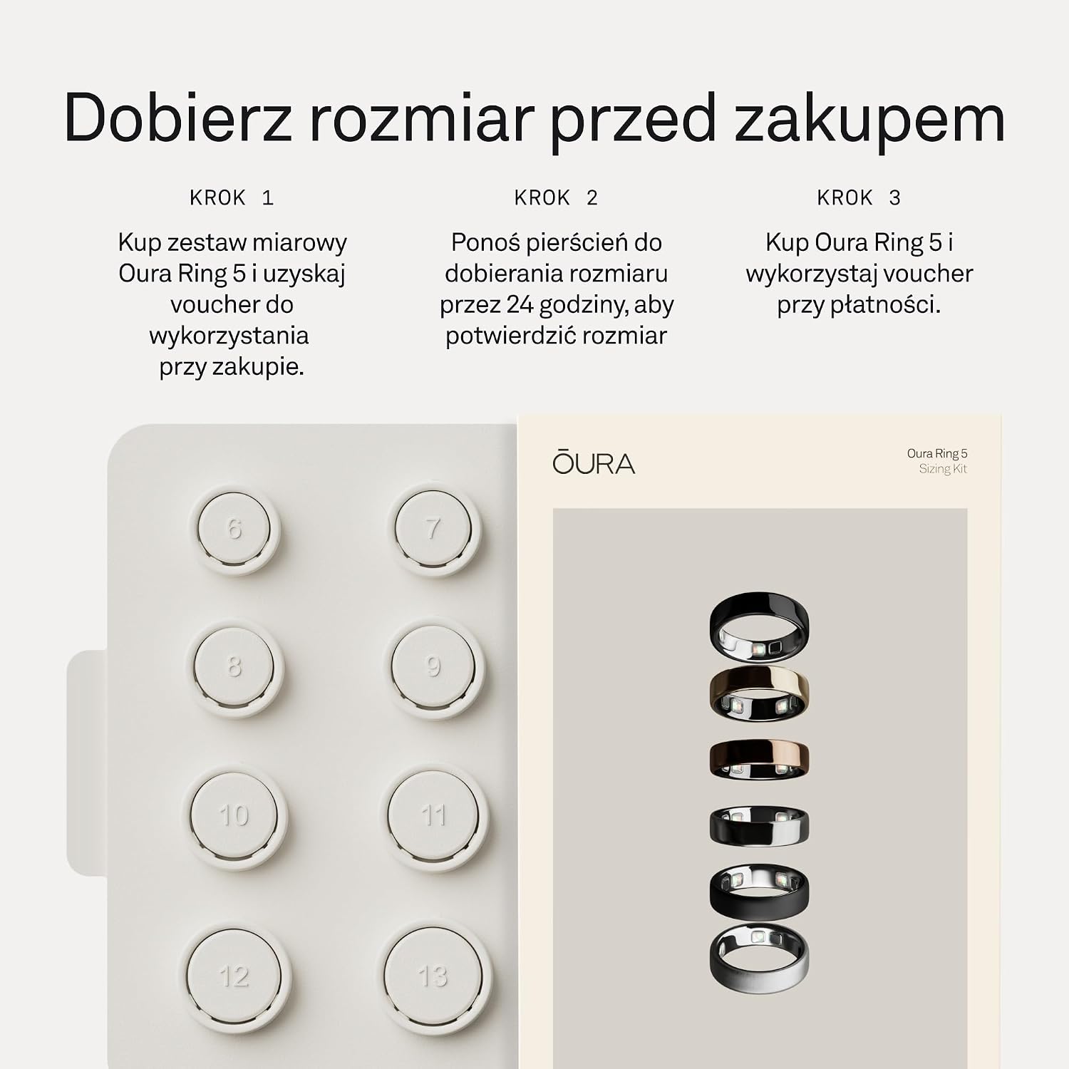 Thumbnail 4 de Oura Ring 5 Deep Rose, inteligentny pierścień, rozmiar 10, pomiar snu i zdrowia