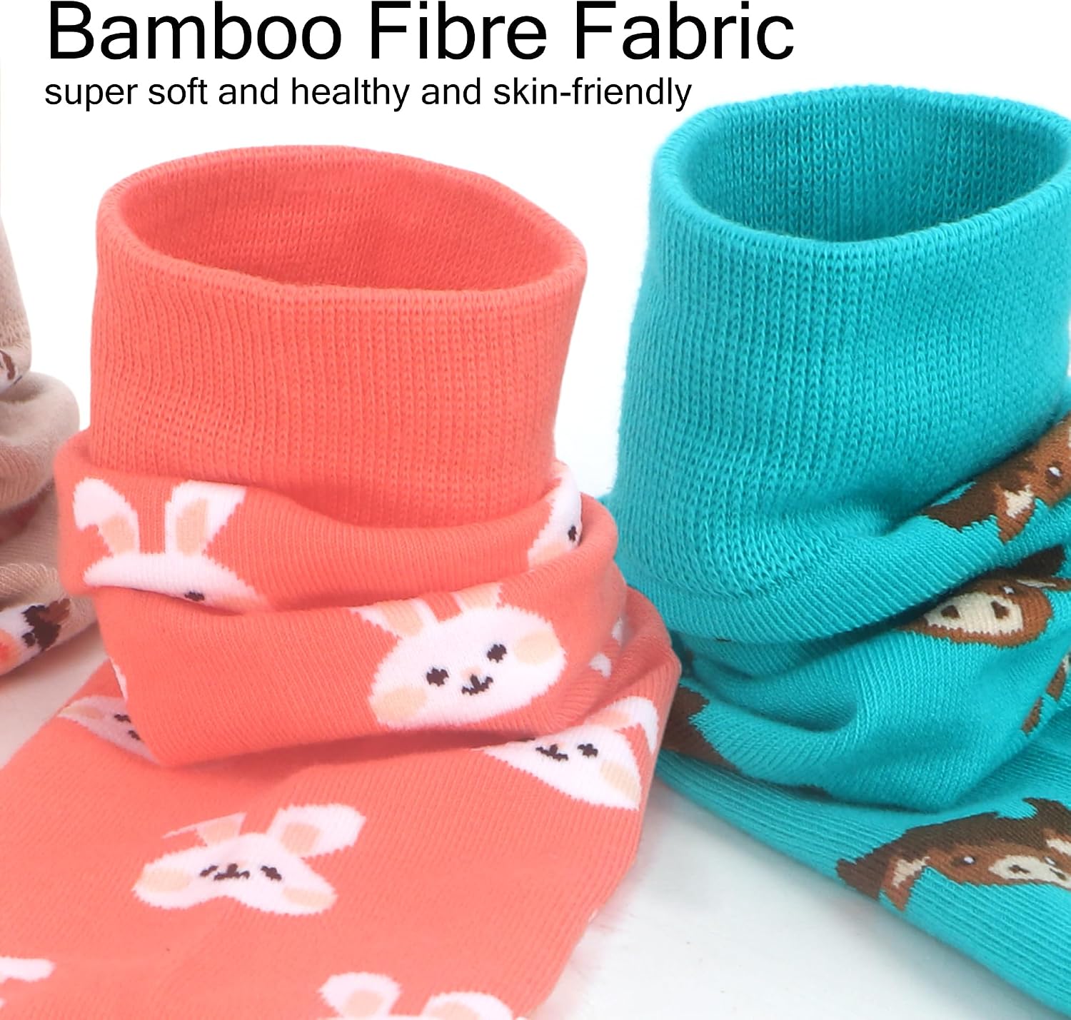 Detalle 1 de WeciBor 6 Pack Bamboo crew socks