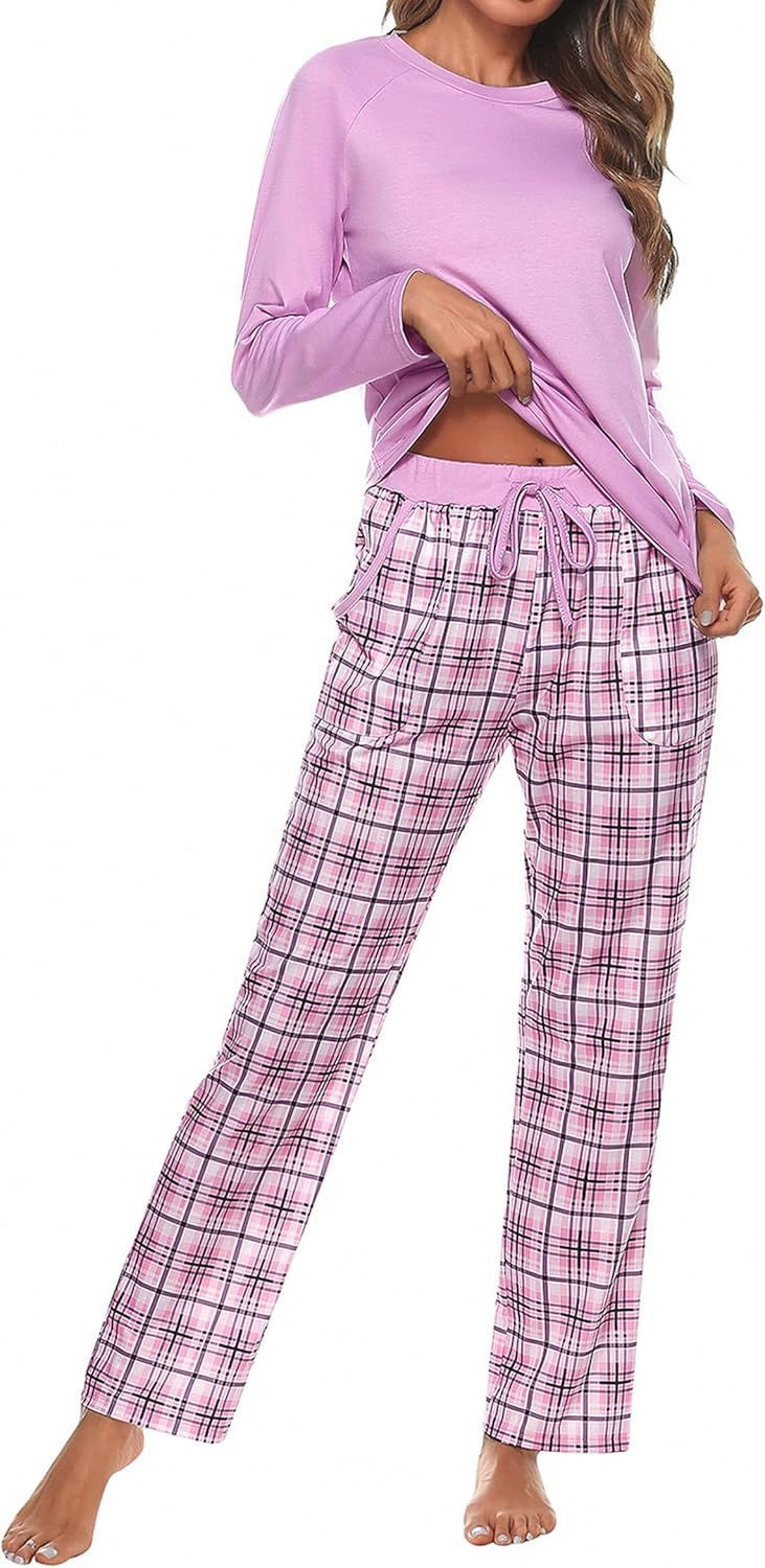 Detalle de Uniexcosm Pijama Mujer Largo algodón 95% S‑XXL