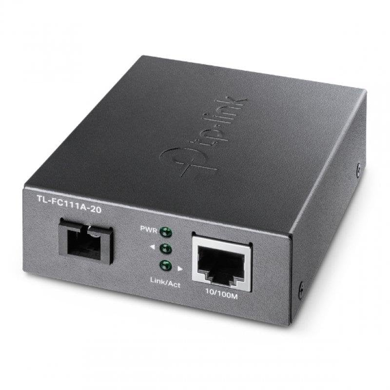Detalle de TP-Link Omada TL-FC111A-20, convertidor de medios 100 Mbit/s y fibra SC hasta 20 km