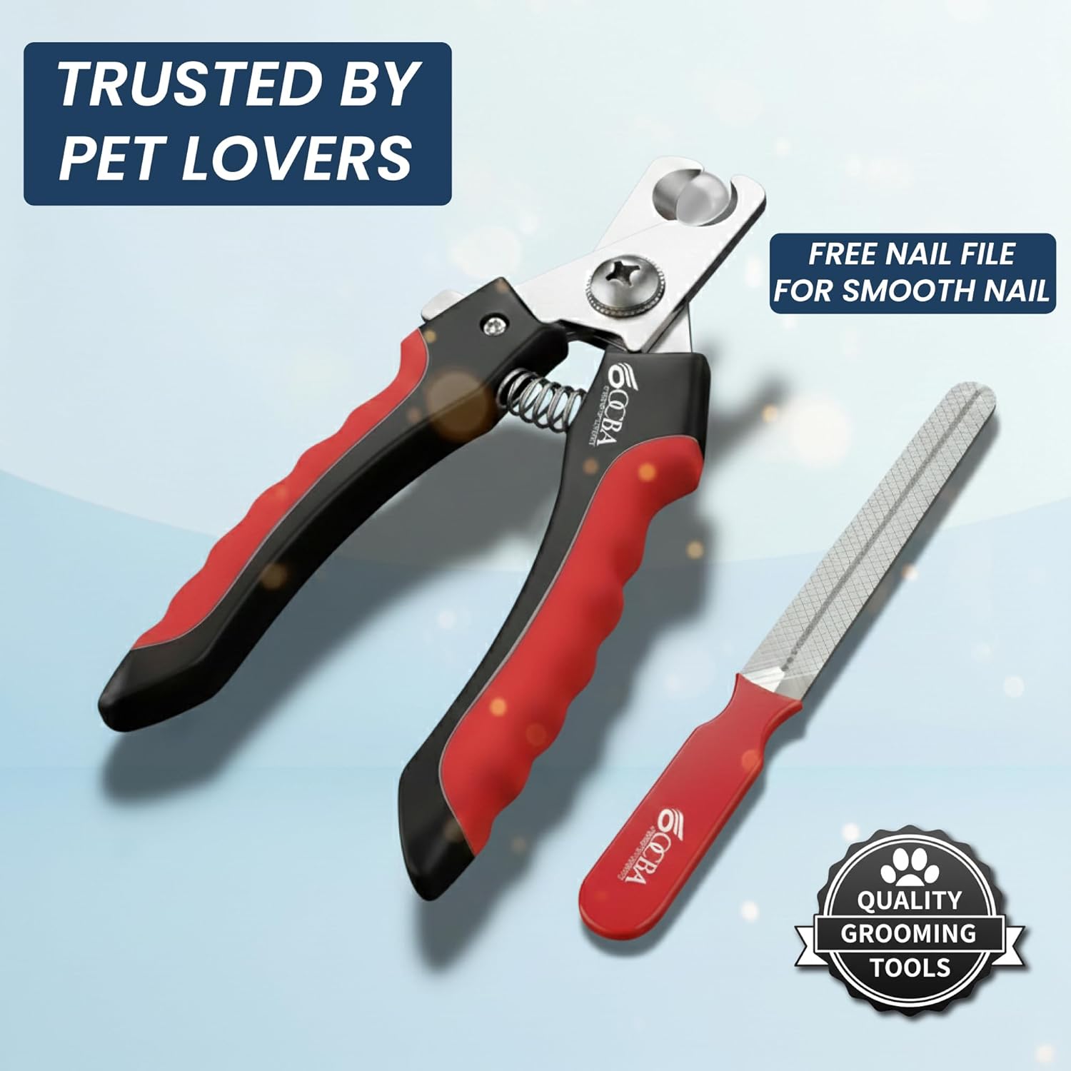 Detalle 2 de OCBA Dog Nails Clippers Large with safety guard ✂