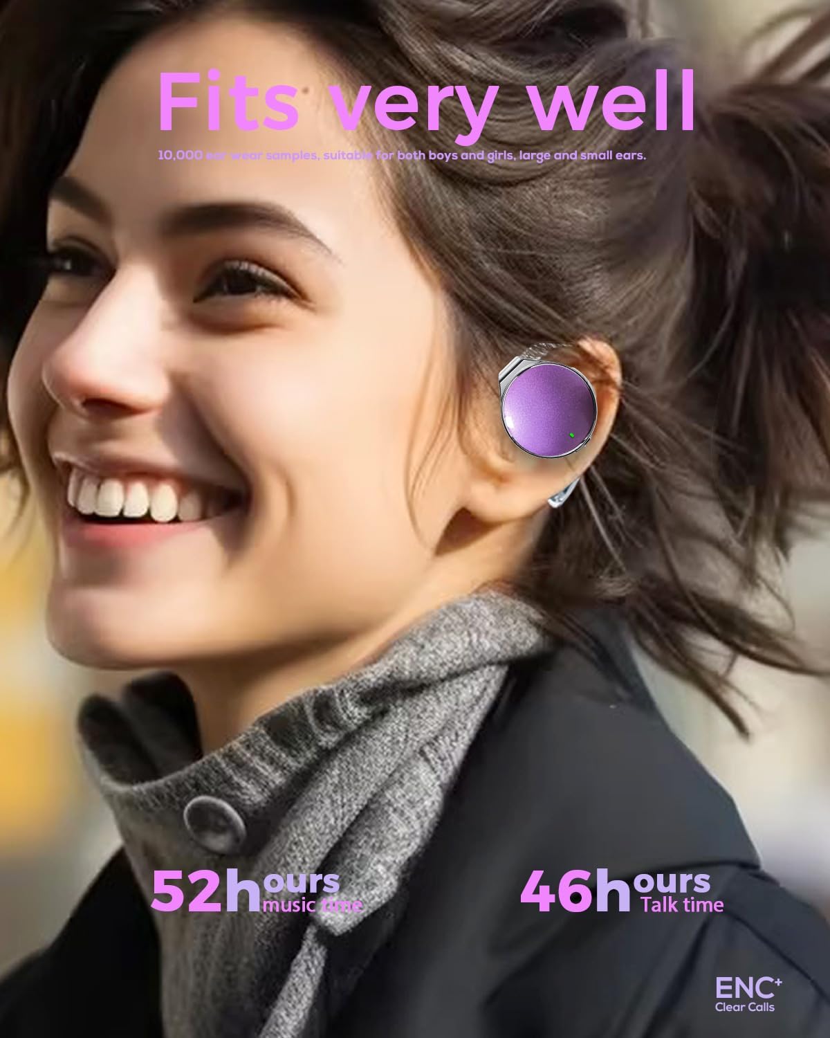 Thumbnail 1 de BT-X Easy Open-Ear Bluetooth 5.4 Headphones