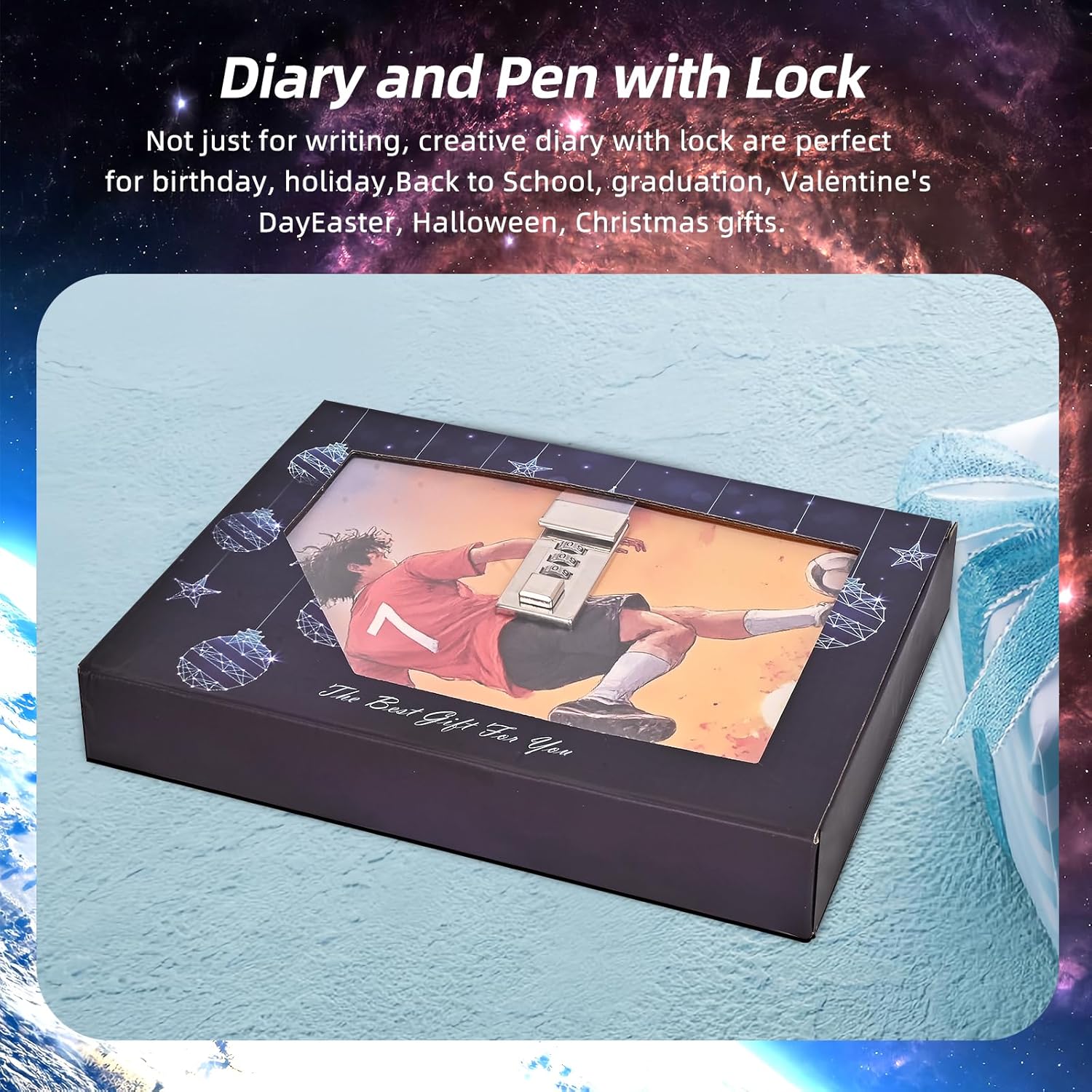Thumbnail 5 de Folxakdis Journal Intime Garçon avec Cadenas – Carnet secret pour 8–16 ans