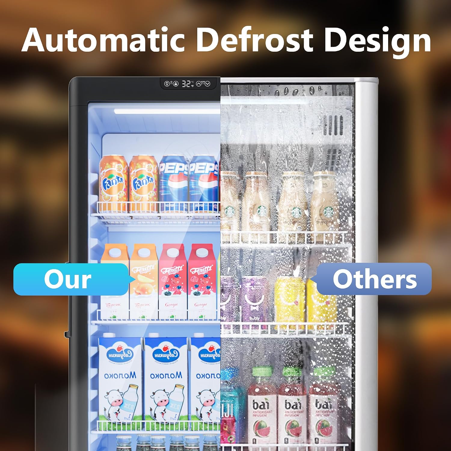 Thumbnail 6 de ICEVIVAL CDR002-6 Commercial Beverage Refrigerator, 6 Cu. Ft. Glass Door