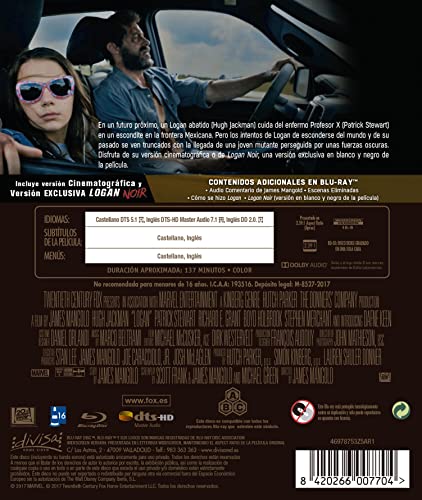 Thumbnail 1 de Logan (2017) de James Mangold — Blu-ray Cinematográfica + Blu-ray Noir (2 discos) | Divisa Films