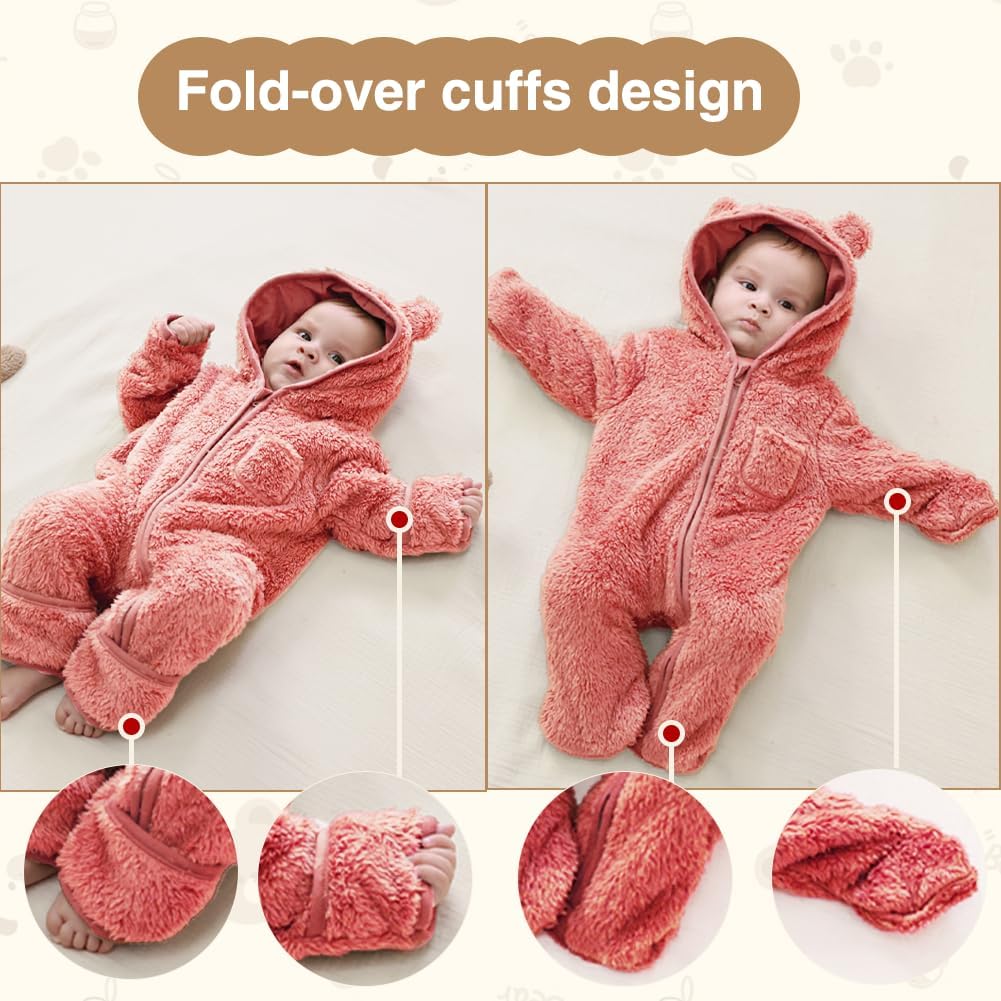 Detalle 2 de XIFAMNIY Baby Snowsuit, 280g Fleece