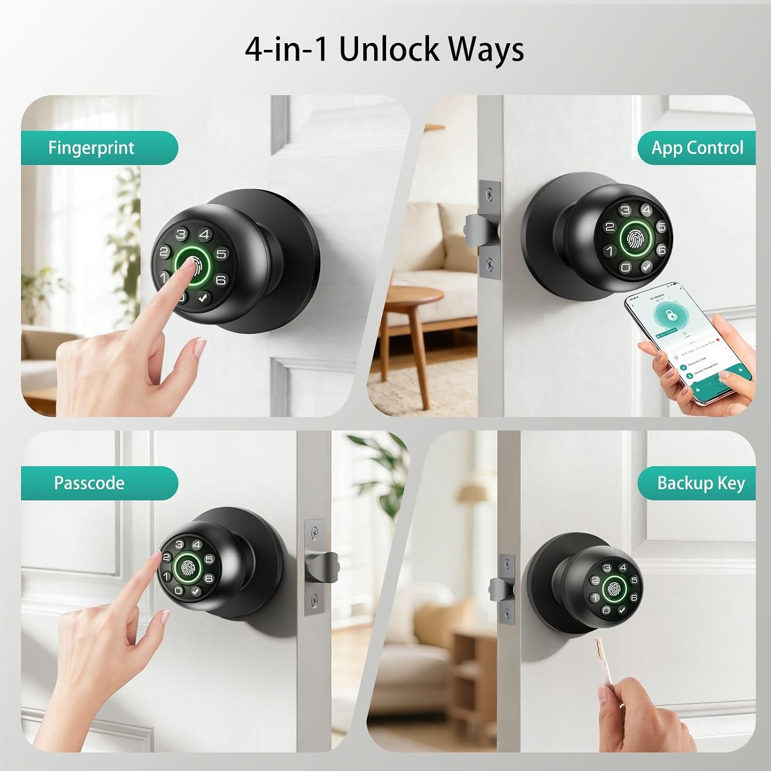 Detalle 2 de Fingerprint Door Lock