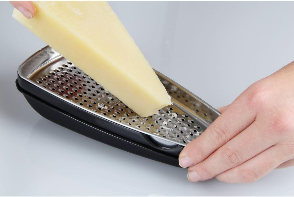 Thumbnail 5 de FACKELMANN Food&More 45463 Edelstahl-Parmesanreibe mit Frischebox – 2-in-1, Grau